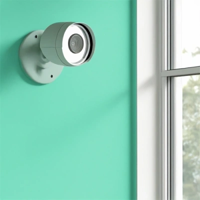 Salinas vivint camera facing a window